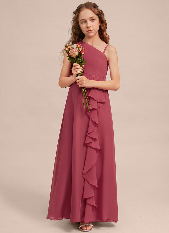 Robe Demoiselle D'Honneur Flamme Framboise