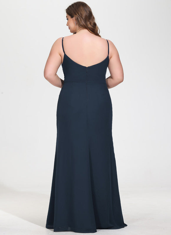 Robe Demoiselle D'Honneur Bleu Nuit - gallery 9