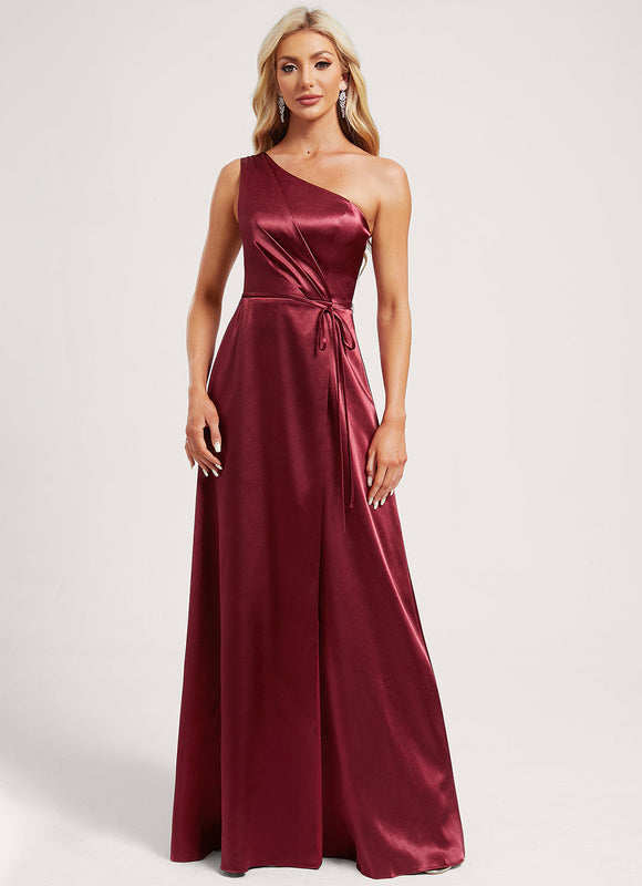 Robe Demoiselle D'Honneur Fluide Argentée - gallery 1