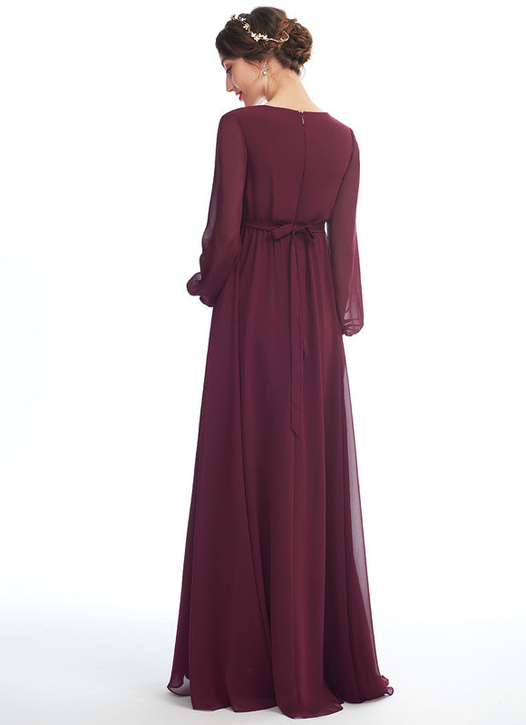 Robe Demoiselle D'Honneur Maternité Élégante - gallery 1