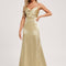 Robe Demoiselle D'Honneur Ombre De Satin Éclatant