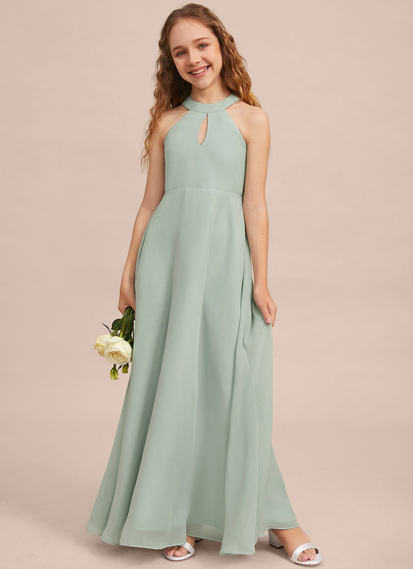 Robe Demoiselle D'Honneur Aquarelle Verte - gallery 2