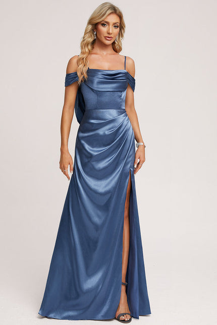 Robe Demoiselle D'Honneur Satin Éclatant