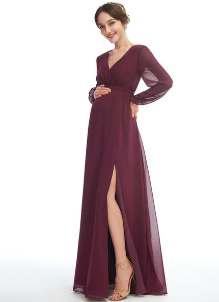 Robe Demoiselle D'Honneur Maternité Élégante