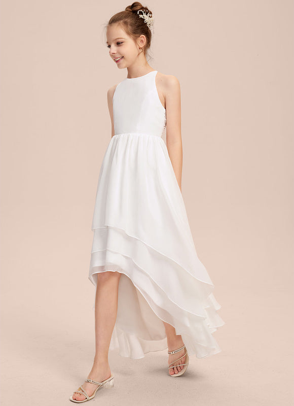 Robe Demoiselle D'Honneur Nuit Marine Fluide