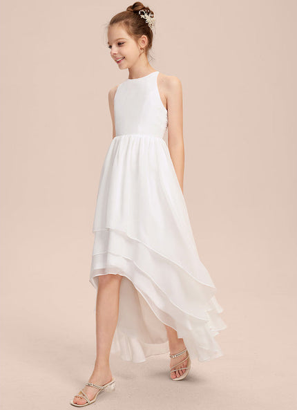 Robe Demoiselle D'Honneur Nuit Marine Fluide