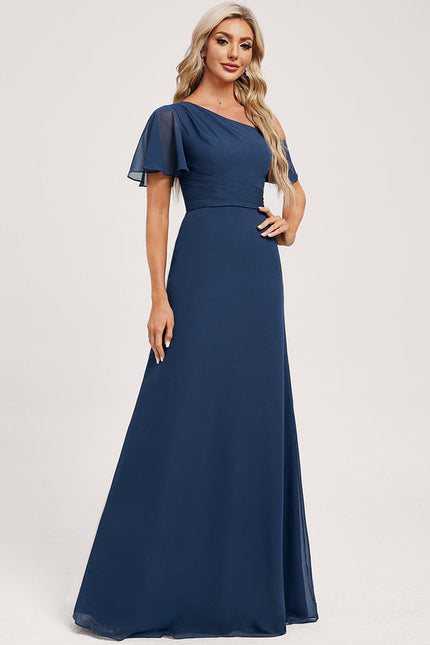 Robe Demoiselle D'Honneur Flottante Chic - gallery 1