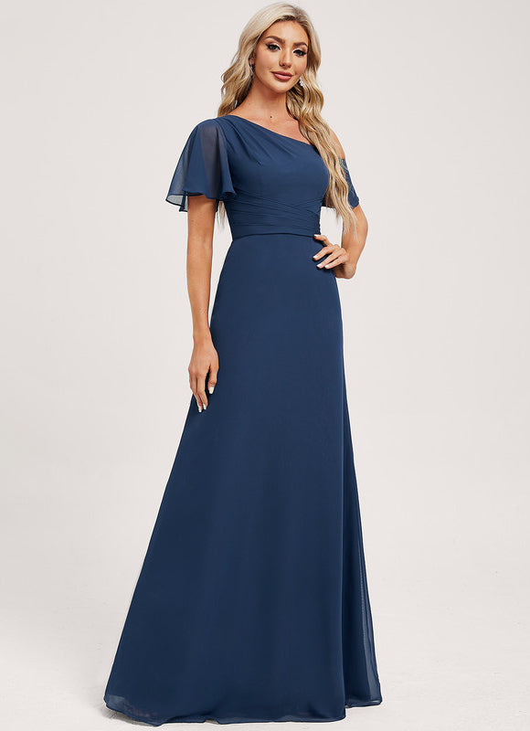 Robe Demoiselle D'Honneur Flottante Chic - gallery 1