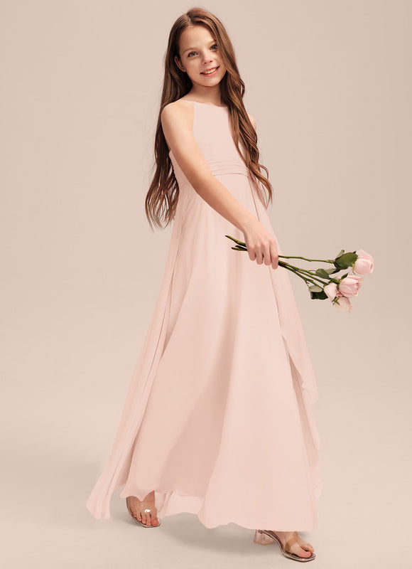 Robe Demoiselle D'Honneur Flottante Prune