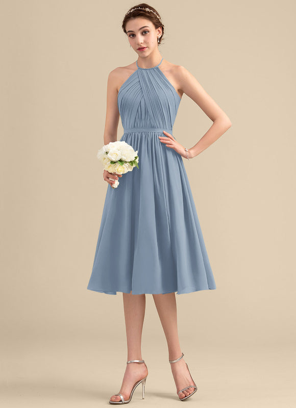 Robe Courte Demoiselle D'Honneur Femme - gallery 3