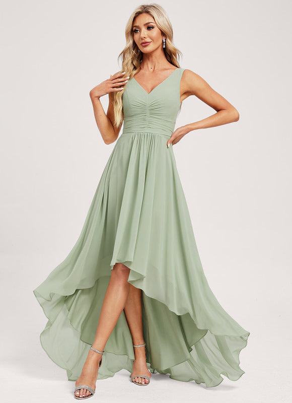 Robe Demoiselle D'Honneur Mousseline Aérienne - gallery 1