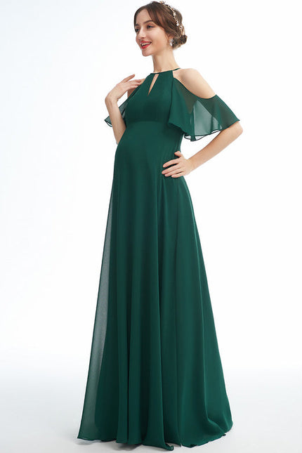 Robe Demoiselle D Honneur Vert Eucalyptus - gallery 1