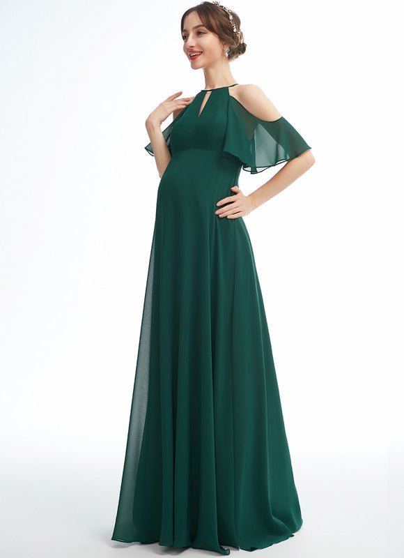 Robe Demoiselle D Honneur Vert Eucalyptus - gallery 1