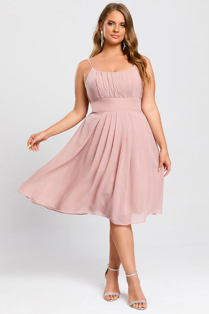 Robe Rose Courte Demoiselle D'Honneur - gallery 8