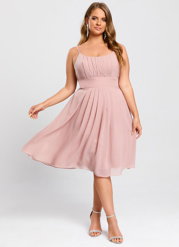 Robe Rose Courte Demoiselle D'Honneur - gallery 8