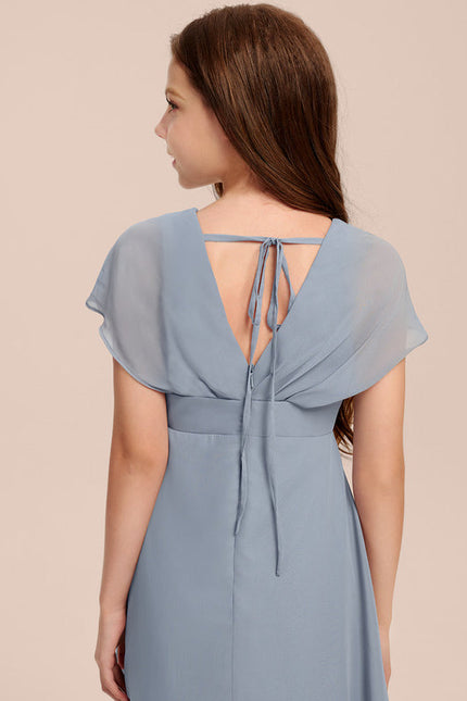 Robe Demoiselle D'Honneur Verte Éthérée - gallery 4