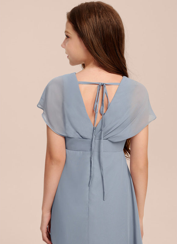 Robe Demoiselle D'Honneur Verte Éthérée - gallery 4