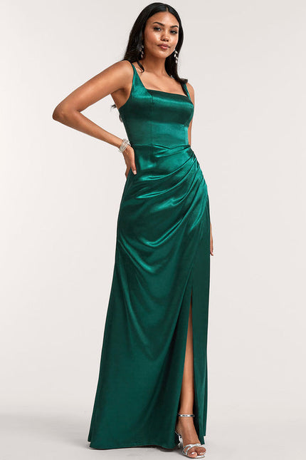 Robe Demoiselle D'Honneur Champagne Satin - gallery 1