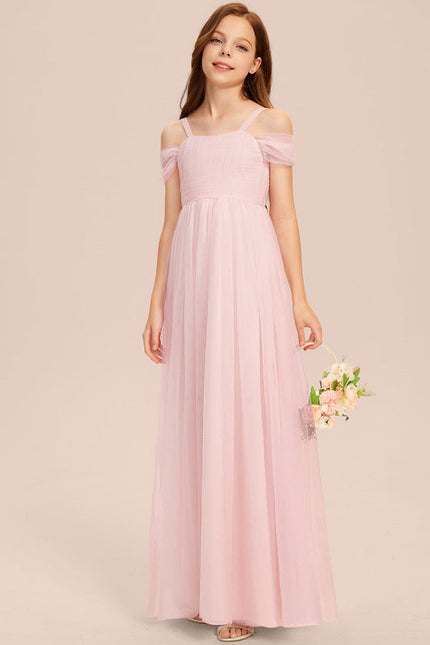 Robe Demoiselle D'Honneur Tulle Rose - gallery 1