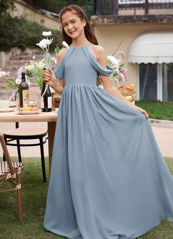 Robe Demoiselle D'Honneur Aquarelle Verte - gallery 1