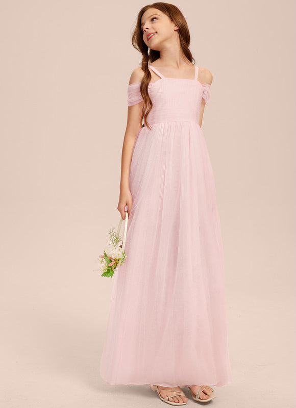 Robe Demoiselle D'Honneur Tulle Rose - gallery 5