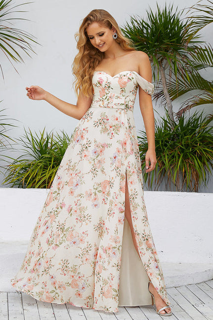 Robe Demoiselle D'Honneur Mousseline Émeraude - gallery 8