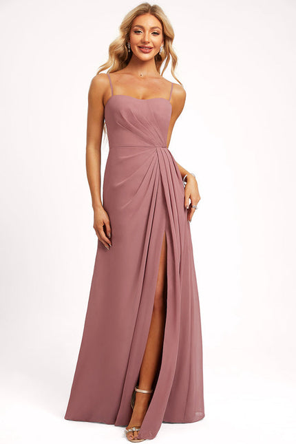 Robe Peche Demoiselle D'Honneur