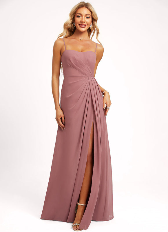 Robe Peche Demoiselle D'Honneur