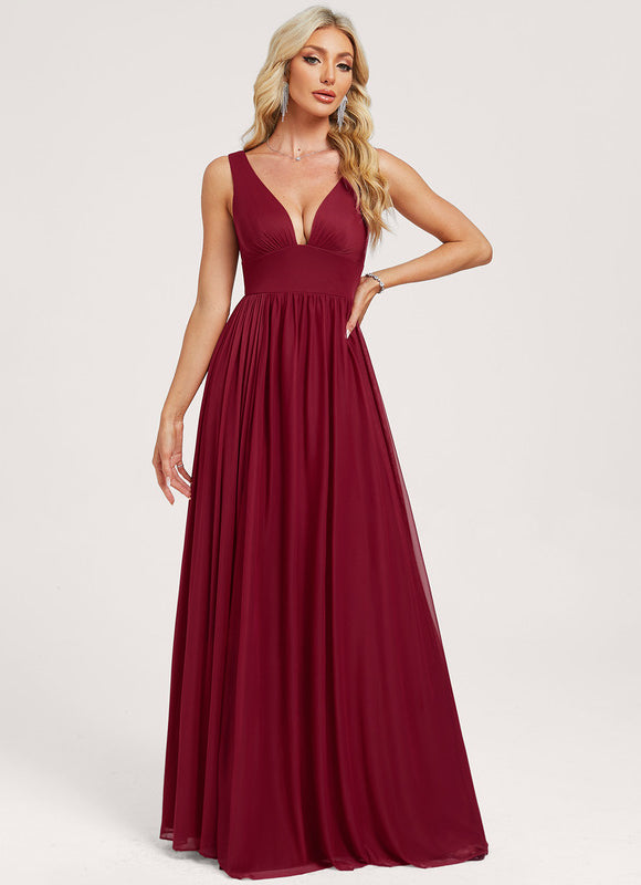 Robe Demoiselle D'Honneur Longue Chic - gallery 1